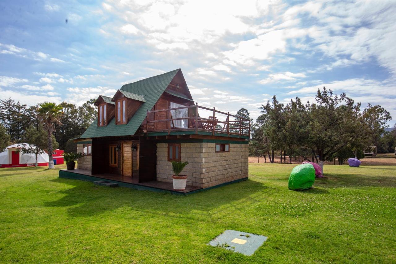 Hotel & Glamping Huasca Sierra Verde Уаска-де-Окампо Экстерьер фото